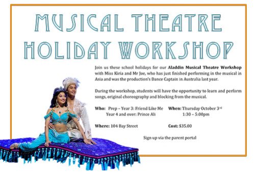 Musical Theatre Holiday Workshop